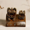 Vintage Brown Kiln Twin Wamao